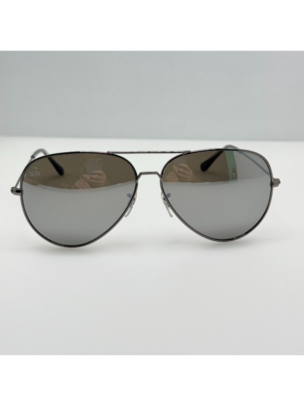 Shadyrays Sunglasses Aviator Pilot Silver W/ Bag